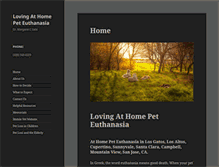 Tablet Screenshot of lovingathomepeteuthanasia.com